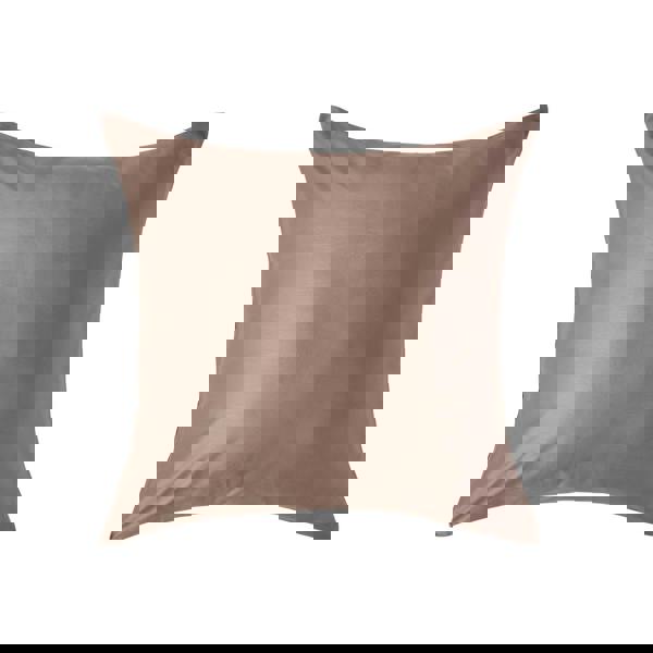 HOMESCAPES Organic 400 TC Egyptian Cotton Sateen Pillowcase, European Size