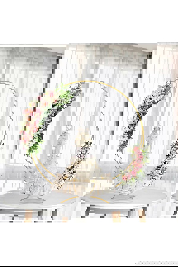 Living and Home Wedding Double Ring Flower Rack