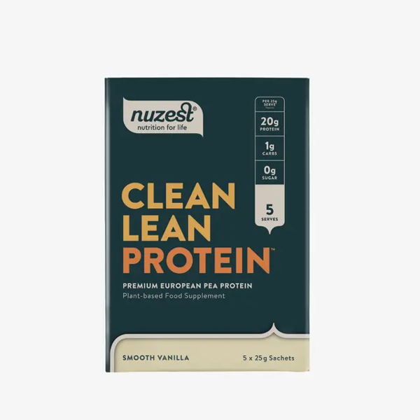 Nuzest Clean Lean Protein Smooth Vanilla 10x25g Sachets Box