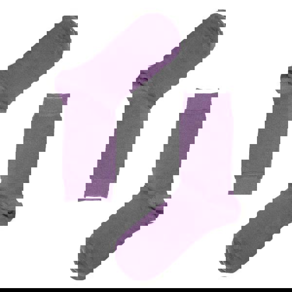 Jemsox Luxury Pure Colour Purple Socks – TENCEL™ Eco Comfort