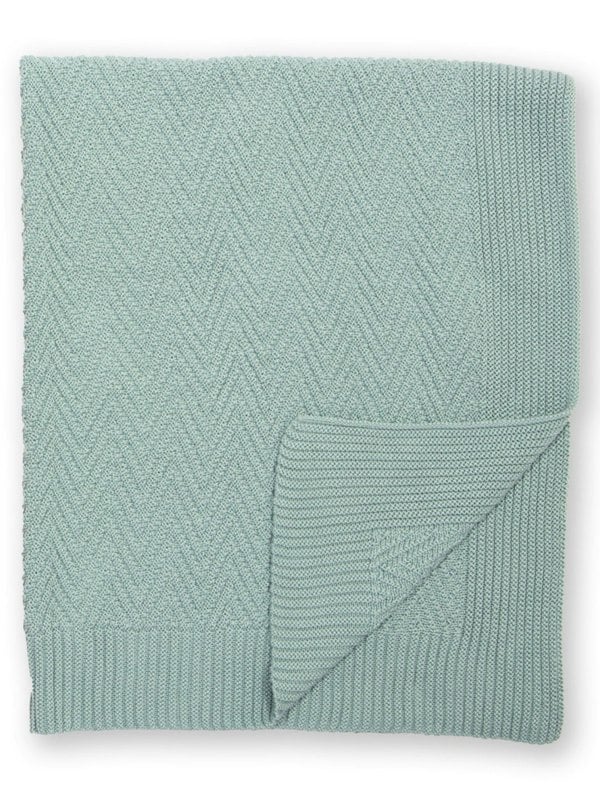 Kite Baby Organic Heirloom Knit Blanket Soft Thyme