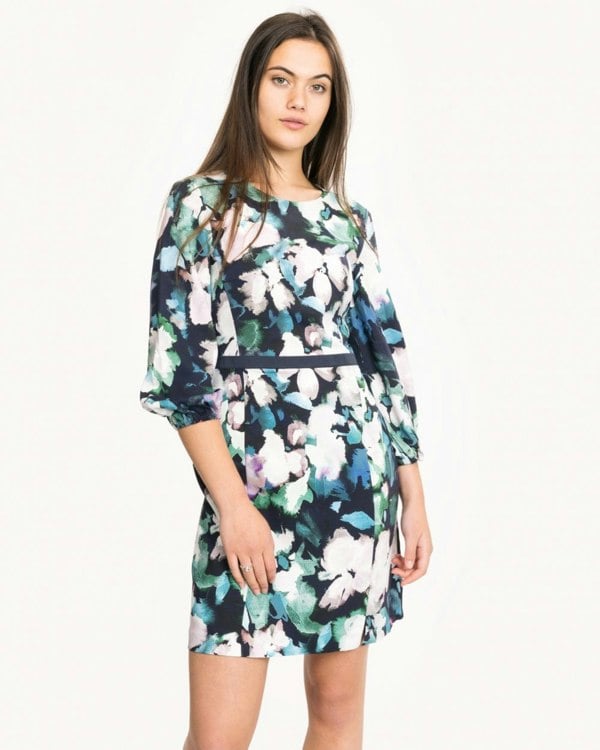 French Connection Dreda Print Flare Womens Dress