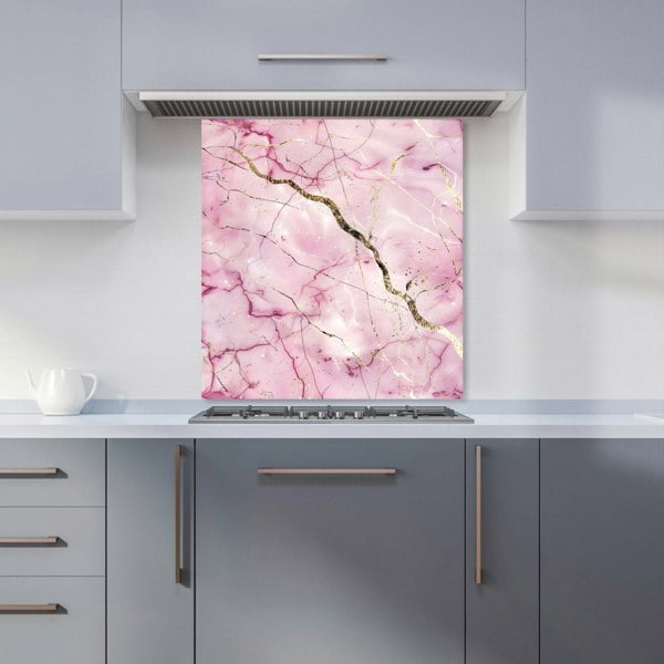 Warren Reed - Designer Polished Rose Marble Effect Kitchen Splashback