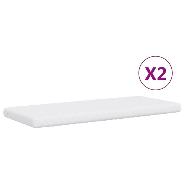 Berkfield Daybed with Trundle and Mattresses Dark Grey 90x190 cm Velvet