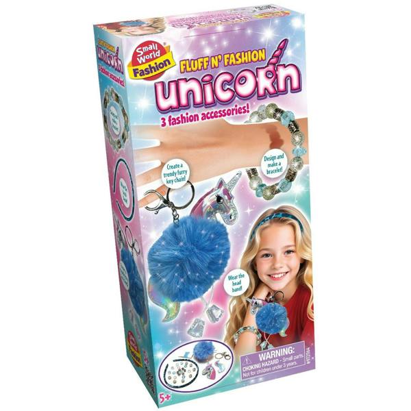 Fluff and Fashion Unicorn - White