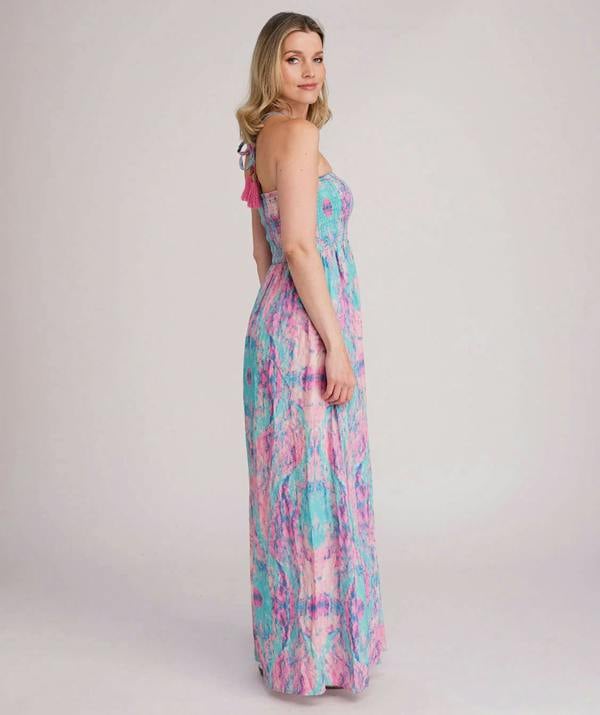 Pia Rossini Seville - Halter Neck Maxi Beach Dress