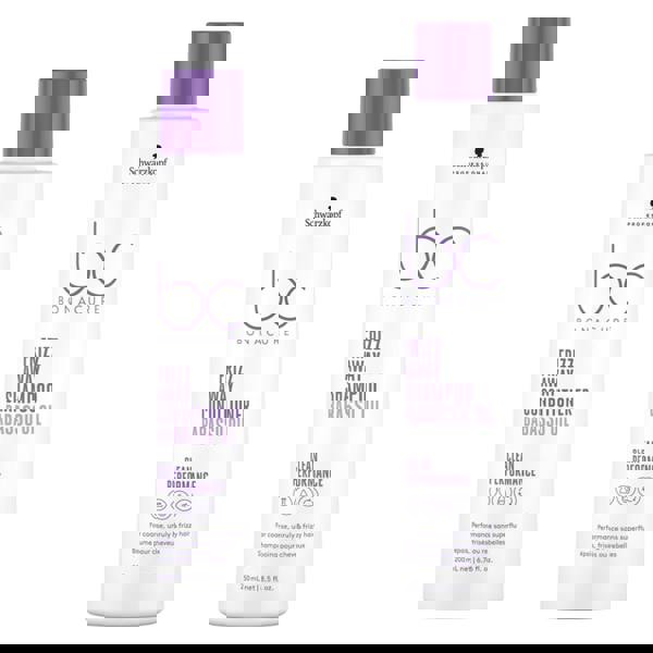 Schwarzkopf BC Clean Frizz Away Shampoo Conditioner Duo