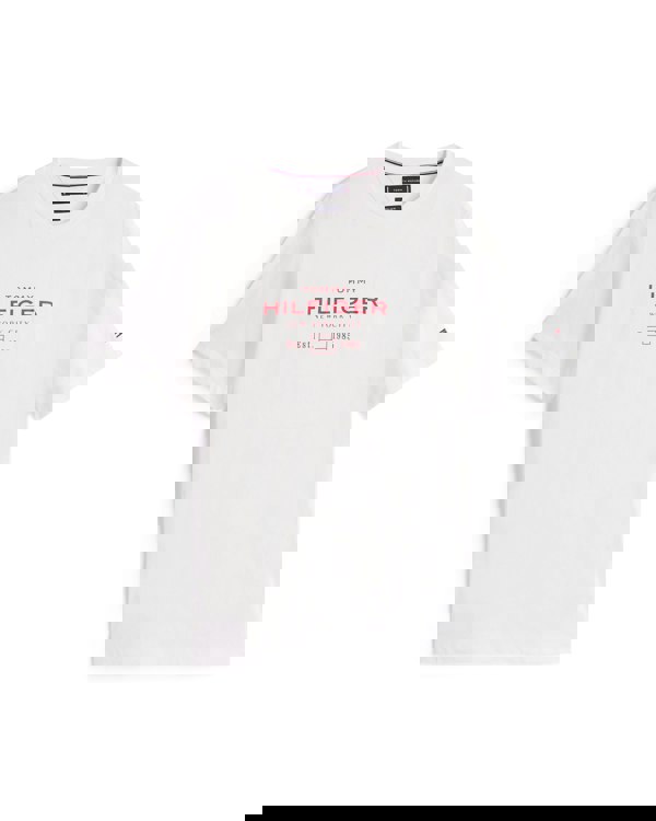 Tommy Hilfiger Stack Hilfiger Mens Graphic T-Shirt - White