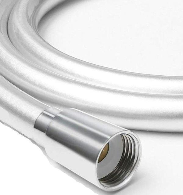 Blue Canyon PVC Flexible Silver Shower Hose 1.5m