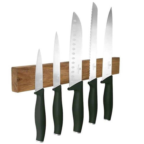 6 pcs knife set Berlinger Haus BH2978 Matte Green