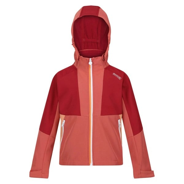 Regatta Childrens/Kids Haydenbury Soft Shell Jacket - Mineral Red/Rumba Red