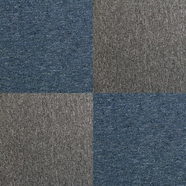 40 x Carpet Tiles 10m2 - Storm Blue & Anthracite