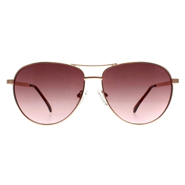 Guess Sunglasses GF6157 28T Shiny Rose Gold Bordeaux Gradient