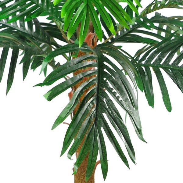 Leaf 130cm Artificial Princess Palm Tree Natural Trunk