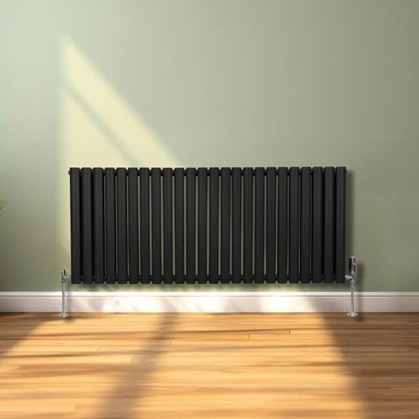 Monstershop Oval Column Radiator – 600mm x 1440mm – Black