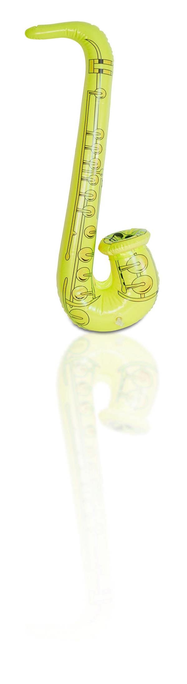 Cheetah Party Inflatable 70cm Saxophone Yellow