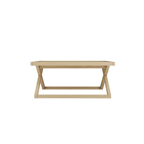 Wyld Haus Enniscorthy Small Blonde Coffee Table X Frame