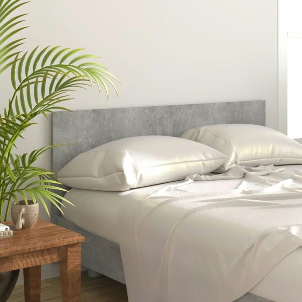 Berkfield Bed Headboard Concrete Grey 160x1.5x80 cm Engineered Wood