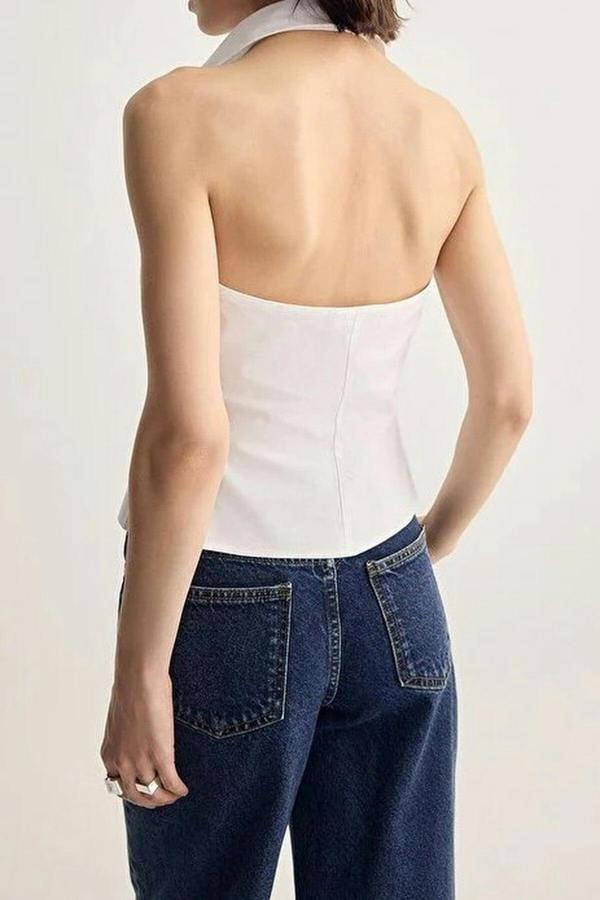 WOVCOR Poplin Sleeveless Shirt