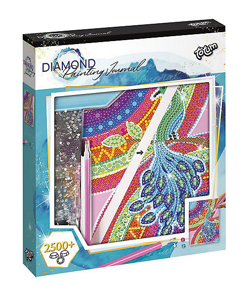 Totum Diamond Paint Notebook Peacock