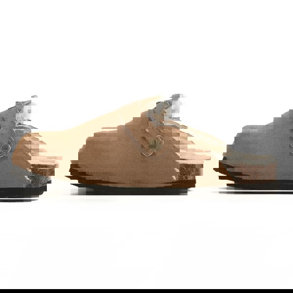 VIVASHOES Womens Suede Slip-On Buckle Clog – Classic Closed-Toe