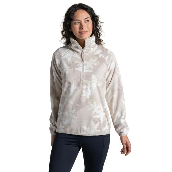 Craghoppers Womens/Ladies Reedmace National Trust Half Zip Fleece Top - Oyster - 