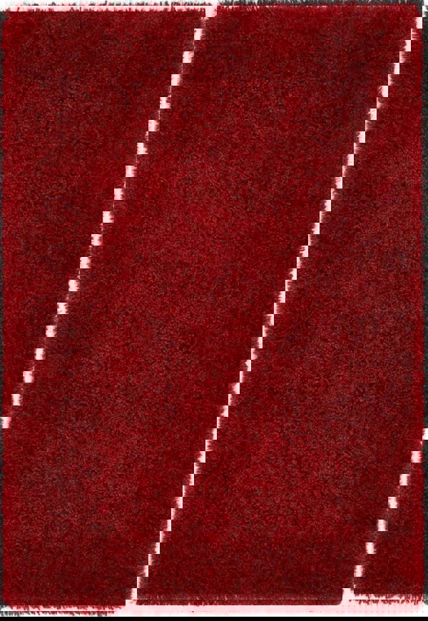 Chicago Red Shaggy Rug - Luxurious Comfort for Your Home