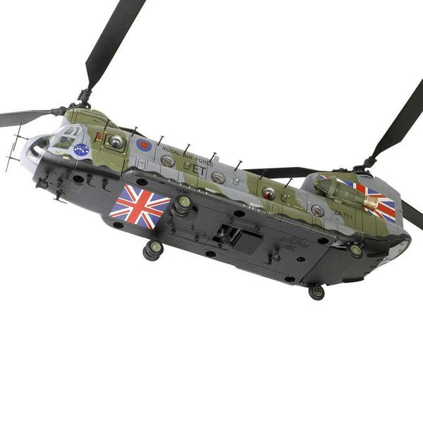 a helicopter with a flag on it