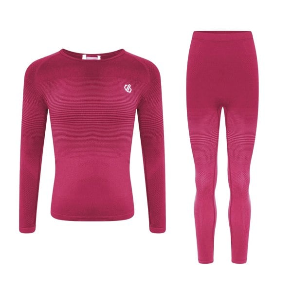 Dare 2B Childrens/Kids Base Layer Set - Berry Pink