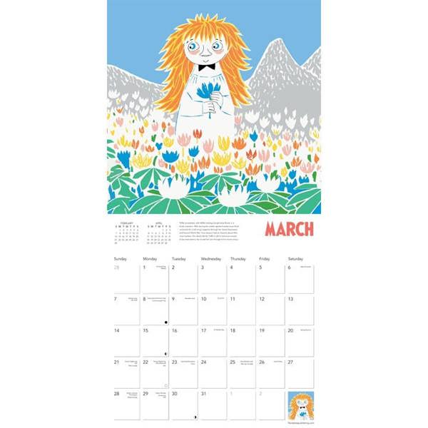 Moomins Moomin Calendar 2027, Wall Calendars, Month To View, History & Literature, Gift