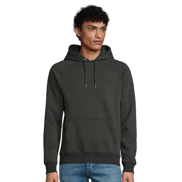 SOLS Unisex Adult Stellar Organic Hoodie - Charcoal Marl