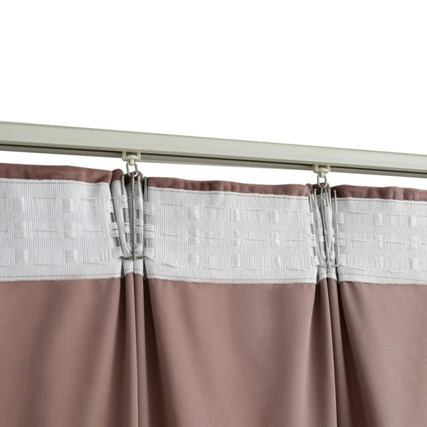Berkfield Blackout Curtains 2pcs with Hooks Velvet Antique Pink 140x175cm