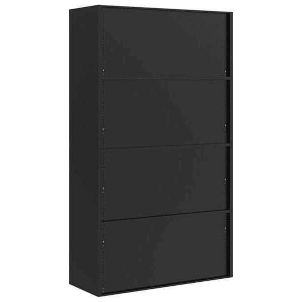 Berkfield File Cabinet Black 105x40x180 cm Steel