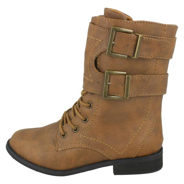 Spot On Girls Spot On Boots With Buckle Design