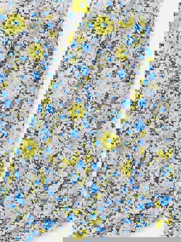 Bonpoint Baby Girls Short Square Floral Shorts in Blue