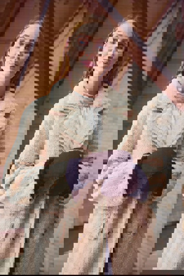 Kristie Mitten Dark Brown