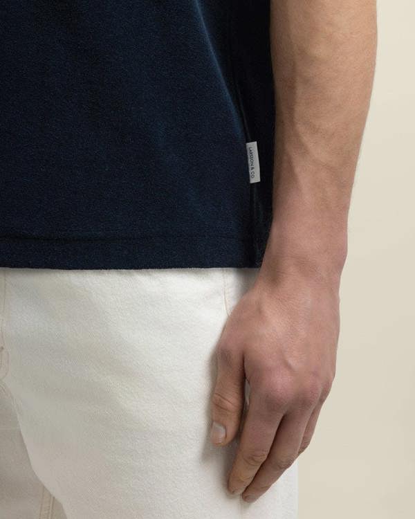 Larsson & Co Jesper - Terry Resort Collar Polo Shirt
