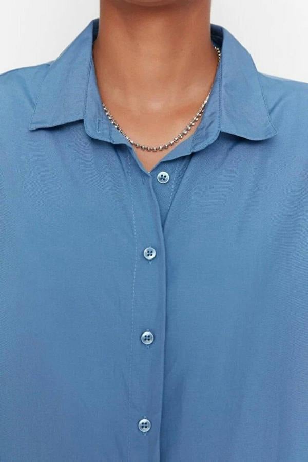 WOVCOR Loose Fit Cotton Woven Shirt