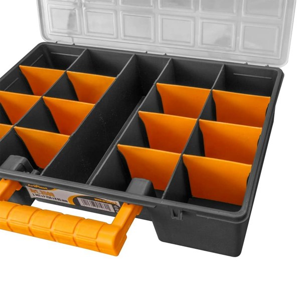 Berkfield Assortment Boxes 2 pcs with Removable Dividers 360x250x85 mm PP