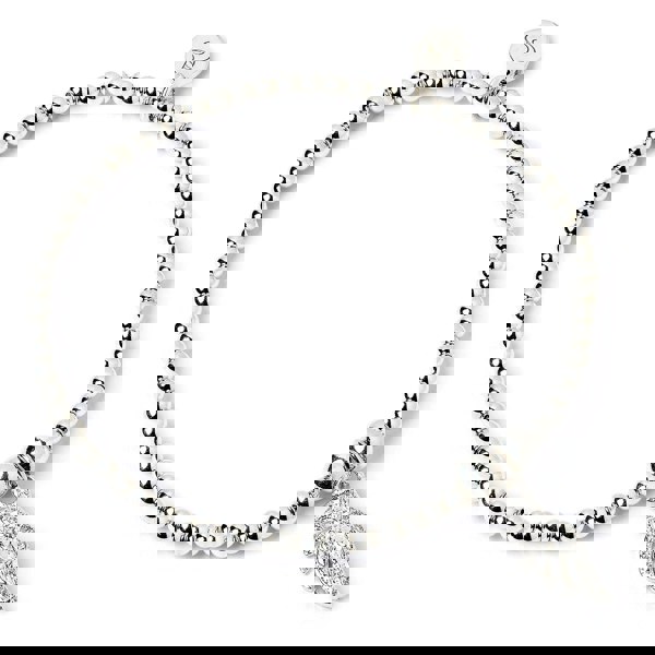 Angel Wing on Silver Ball Bead Bracelet - MYLEE London