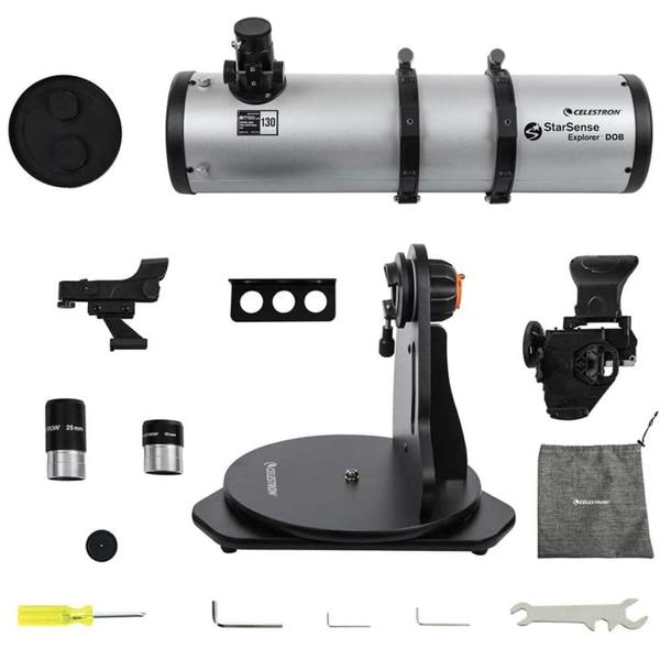 Celestron StarSense Explorer 130mm Smartphone App-Enabled Tabletop Dobsonian Telescope