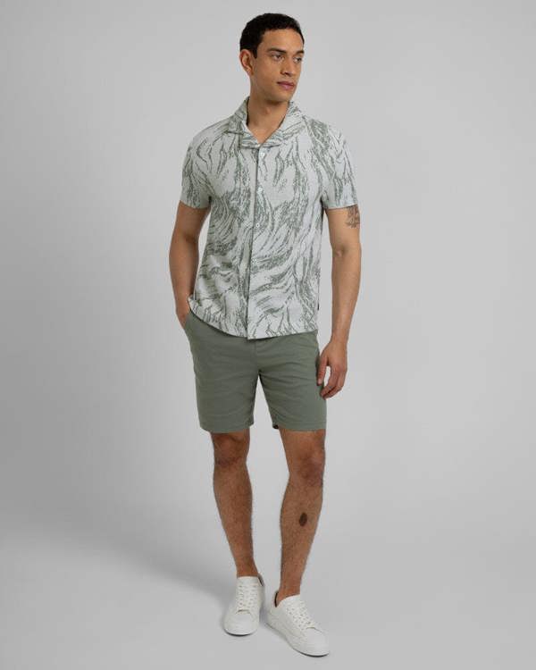 Steel & Jelly Pinner - Wave Effect Short Sleeve Shirt