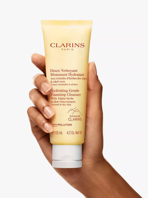 Clarins Hydrating Gentle Foaming Cleanser 125ml Normal To Dry Skin