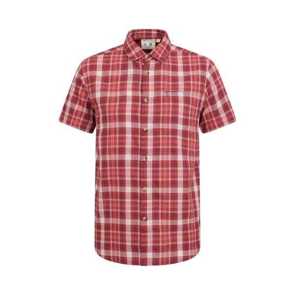 Mountain Warehouse Mens Cotton Shirt - Red
