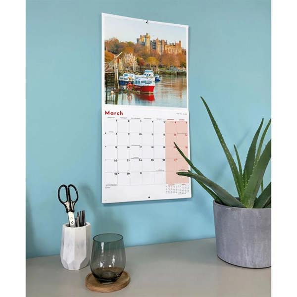 Canals & Waterways Calendar 2027, Wall Calendars, Month To View, Travel, Gift