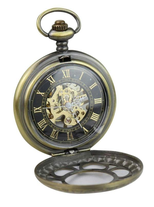 TruClothing Pocket Watch Mechanical Peaky Blinders Hunter Automatic