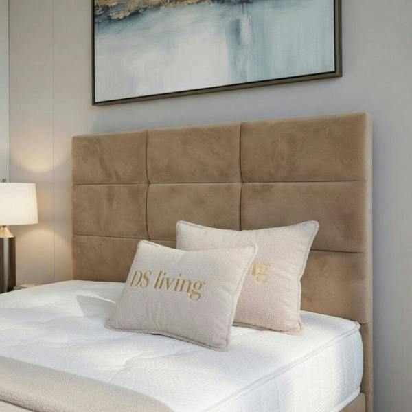 Opal Mink Single Two Drawer Divan Bed