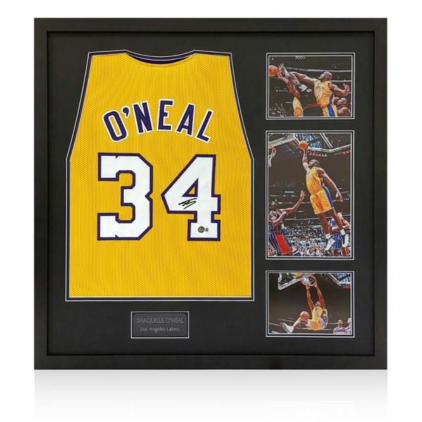 Shaquille O'Neal Signed Los Angeles Lakers Jersey (Beckett)