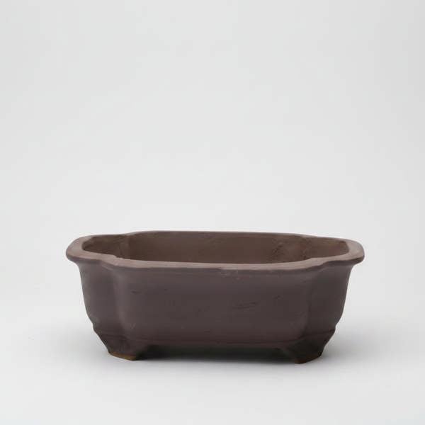 Unglazed Bonsai Pot Rectangle | 26cm x 21cm x 7cm | YB1128 - Yorkshire Bonsai