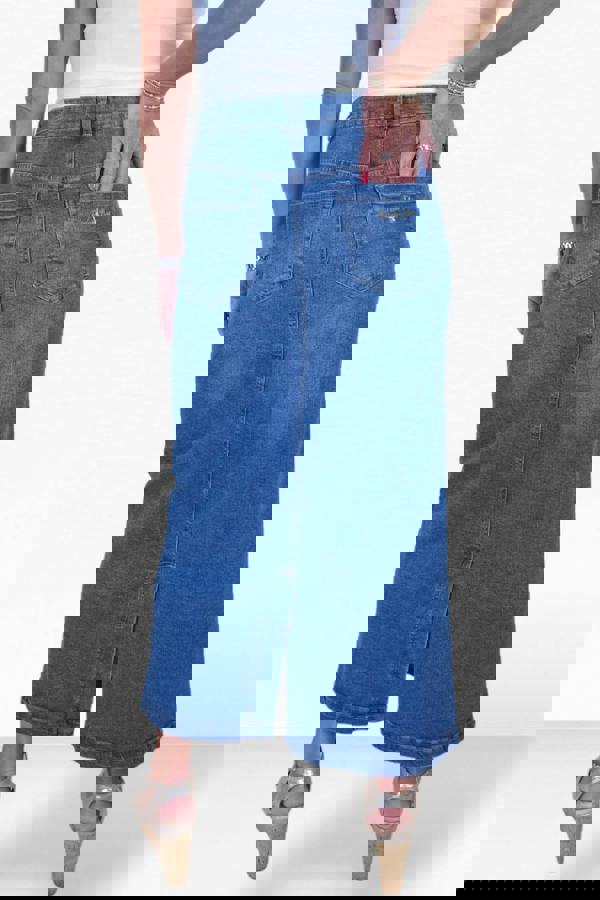 Paulo Due Women's Denim Maxi Skirt